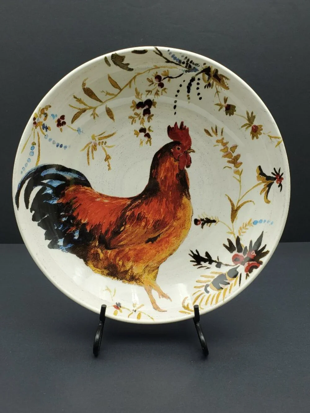 Williams-Sonoma Rooster Francais Soup Pasta Bowl Salad Serving Bowl